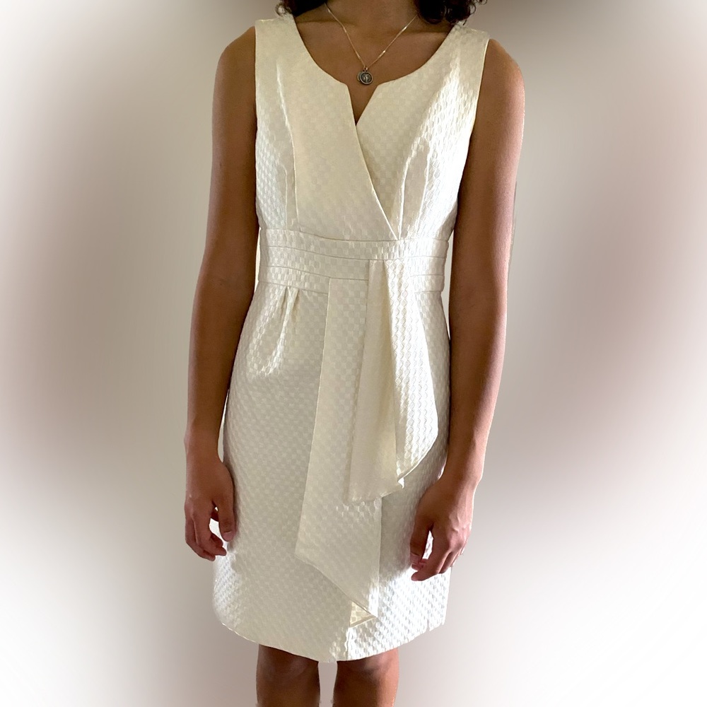 Sleeveless cross body dress